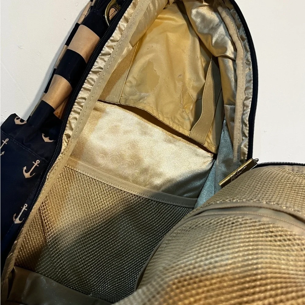 Ju-Ju-Be Legacy Be Right Back Stripe Nautical Diaper Bag Backpack